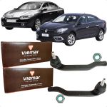 Par Terminal Direção Renault Fluence 2010 a 2019 Viemar
