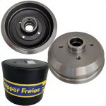 Par Tambor Freio Traseiro Celta Prisma Hipper Freios HF24A