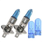 Kit Lâmpada H1 Farol Neblina e Lanterna Super Branca Philips