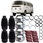 Kit 4 Coifas Roda e Câmbio Kombi Perua 1600 1.6 1.4 8v 1998 A 2014 Spicer