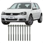 Jogo Parafusos Cabeçote Gol G3 G4 G5 G6 Fox Saveiro Voyage Polo Crossfox Spacefox Golf 1.0 1.6 8v EA111 Original WHT001865