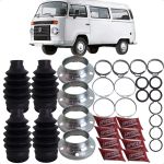 Kit 4 Coifas Roda e Câmbio Kombi Perua 1600 1.6 1.4 8v 1998 A 2014 Spicer