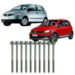 Jogo Parafusos Cabeçote Gol G3 G4 G5 G6 Fox Saveiro Voyage Polo Crossfox Spacefox Golf 1.0 1.6 8v EA111 Original WHT001865