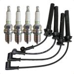 Jogo Cabo E Vela Doblo Idea Palio Weekend Punto Strada Bravo Linea 1.6 1.8 16v E-torq Flex 2011 2012 Ngk BKR7E SCT66