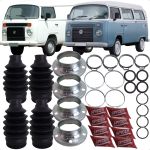 Kit 4 Coifas Roda e Câmbio Kombi Perua 1600 1.6 1.4 8v 1998 A 2014 Spicer