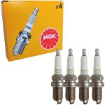 Jogo De Velas Ngk Peugeot 206 207 C3 1.4 8v Flex NGK BKR6ED