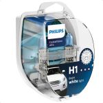 Kit Lâmpada H1 Farol Neblina e Lanterna Super Branca Philips