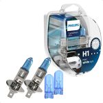 Kit Lâmpada H1 Farol Neblina e Lanterna Super Branca Philips