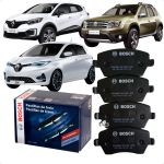 Jogo Pastilhas Freio Dianteiro Captur Duster Zoe Bosch 0986BB0983