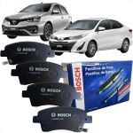 Jogo Pastilhas Freio Dianteira Etios Yaris 1.3 1.5 16v Bosch 0986BB0988