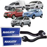 Par Terminal De Direção Fiorino Siena Mobi Palio Uno Doblo Siena Strada Nakata N6016 N6017