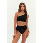 TOP IPANEMA CANELADO BLACK E CALCINHA IPANEMA CANELADO BLACK
