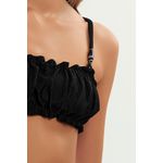 TOP SANCHO CANELADO BLACK E CALCINHA SANCHO CANELADO BLACK