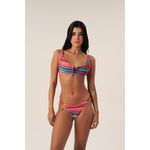 TOP QUADRADO SUNSET E CALCINHA FIXA DUPLA FACE SUNSET