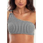 TOP IPANEMA JACKARD PRETO/BRANCO E CALCINHA IPANEMA JACKARD PRETO/BRANCO