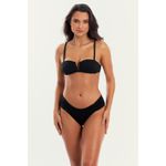 TOP CARIBE JACKARD BLACK E CALCINHA CARAIVA JACKARD BLACK