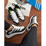 Tênis esportivo Premium preto e branco