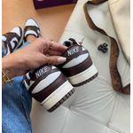 Nike dunk chocolate e branco