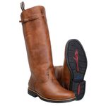 Bota Gaúcha Masculina Original Beretta Couro Bovino Castor