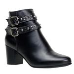 Bota Country Feminina Montaria Social Em Couro Nobre Preto