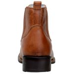Botina Feminina Bico Quadrado Em Couro Legitimo Castor Capelli Boots