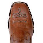 Botina Feminina Bico Quadrado Em Couro Legitimo Castor Capelli Boots