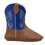 Bota Country Baby Em Couro Cor Azul