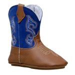 Bota Country Baby Em Couro Cor Azul