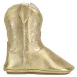 Bota Texana Baby Country Em Couro Legitimo Cor Dourada