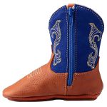 Bota Country Baby Em Couro Cor Azul