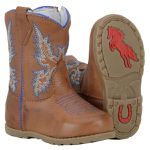 Bota Texana Infantil Solado Borracha