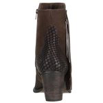 Bota Bico Fino Feminina Country De Cano Curto Snaker Cor Café