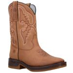 Bota Texana Masculina Em Couro Nobre Crazy Horse Tabaco Solado Capelli