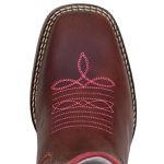 Bota Country Feminina Bordado Cor Pink Em Couro Havana Nobre