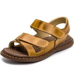 Sandália Ortopédica Masculina Chinelo Confortável De Couro Legítimo