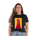 Camiseta Baby Look Garrafa De Cerveja