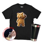 Camiseta + Copo Ursinho Ted