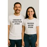 Kit com 2 Camisetas Dia dos Namorados