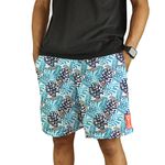 Beermuda Azul Folhas