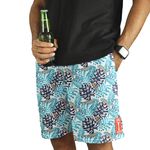 Beermuda Azul Folhas