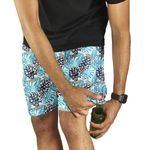 Beermuda Azul Folhas