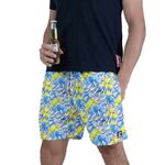Kit Camiseta + Short Praia Masculina Com Abridor.
