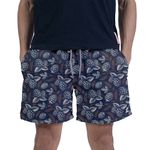 Beermuda Azul Pinho Florido