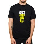 Camiseta Masculina Nunca Fiz Amigos Bebendo Leite Com Abridor