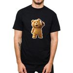 Camiseta Masculina Ursinho Ted Masculina com Abridor