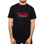 Camiseta Não Leia a Próxima Frase
