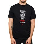 Camiseta Dias Da Semana