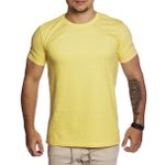 Camiseta Básica 100% Algodão - Amarela