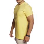Camiseta Básica 100% Algodão - Amarela