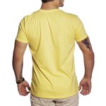Camiseta Básica 100% Algodão - Amarela
